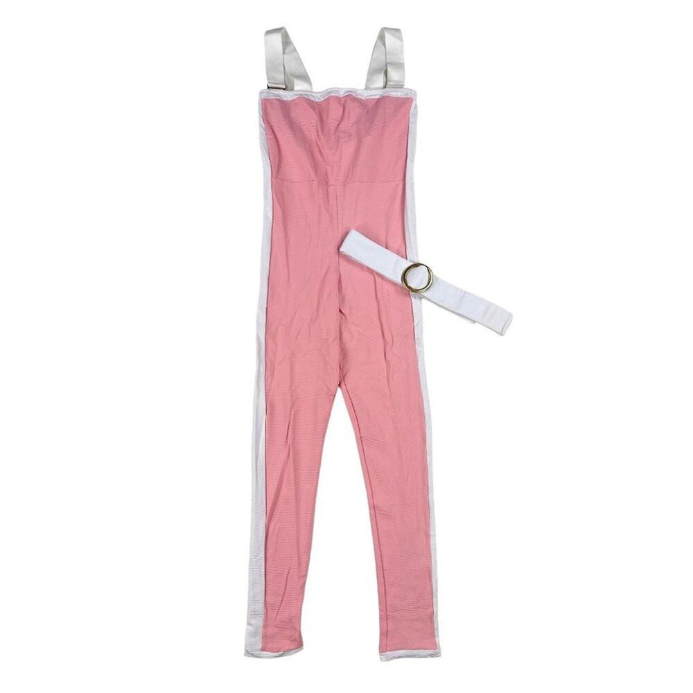 Alexandra Miro - Belted Jumpsuit in Pink